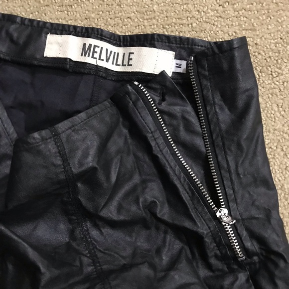 Brandy Melville Pants - Brandy Melville faux leather high waisted shorts Brandy Melville Pants - Brandy Melville faux leather high waisted shorts